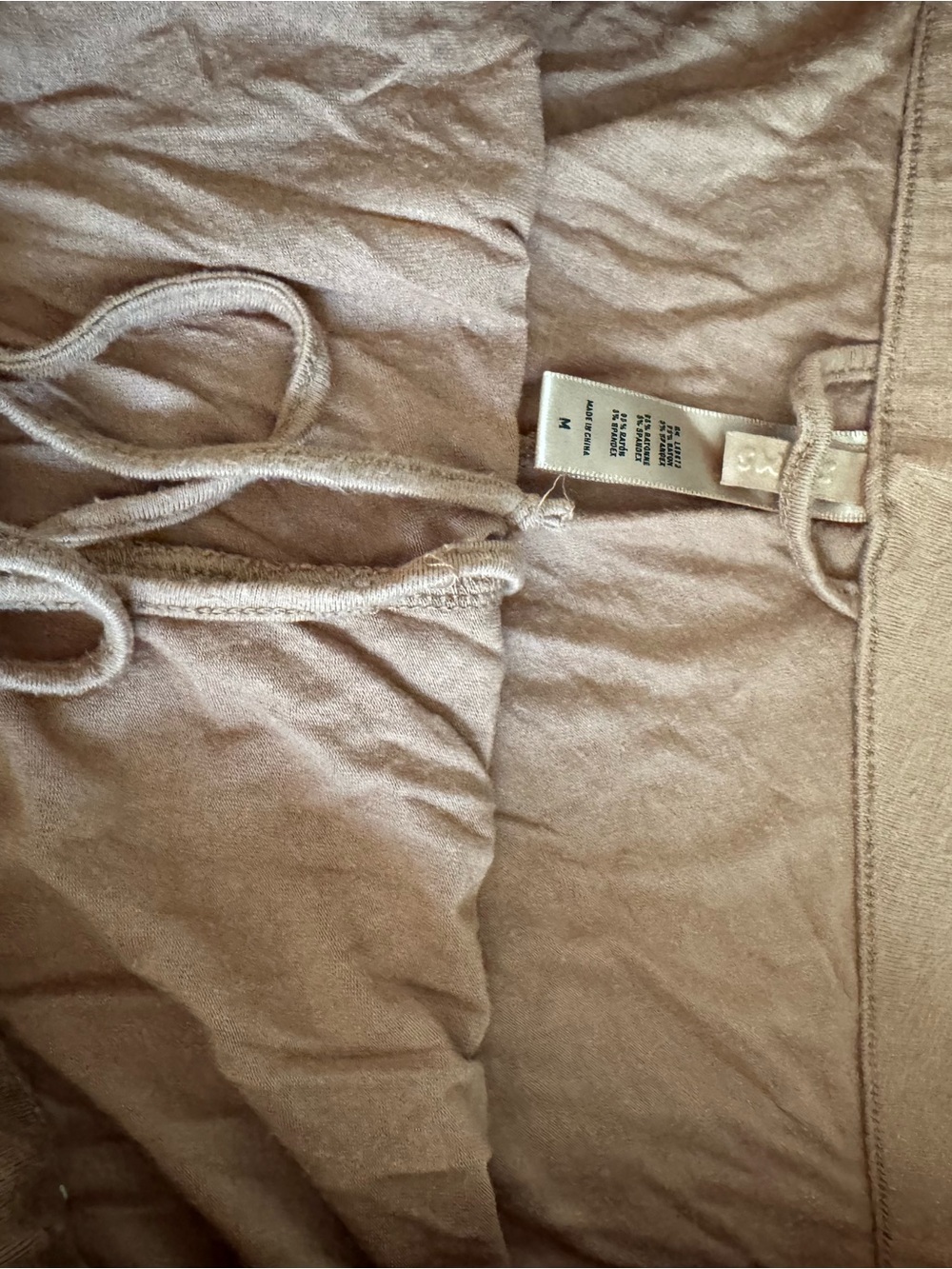 SKIMS Cozy Soft Brown Drawstring Shorts
